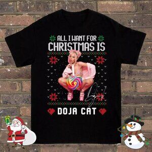 Doja Cat Christmas Graphic Tee Holiday Fan Unisex Style Shirt T-Shirt 73